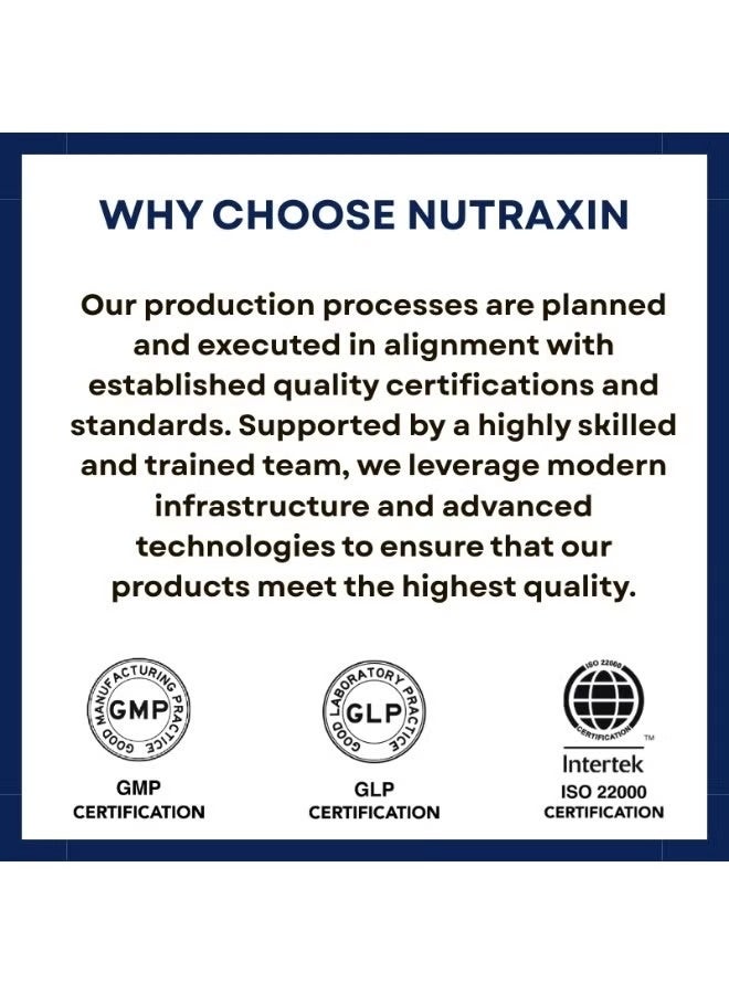 Nutraxin Vitals Folic Acid 400Mcg, Essential Nutrient for Wellness & Support, 100 Tablets - Image 4